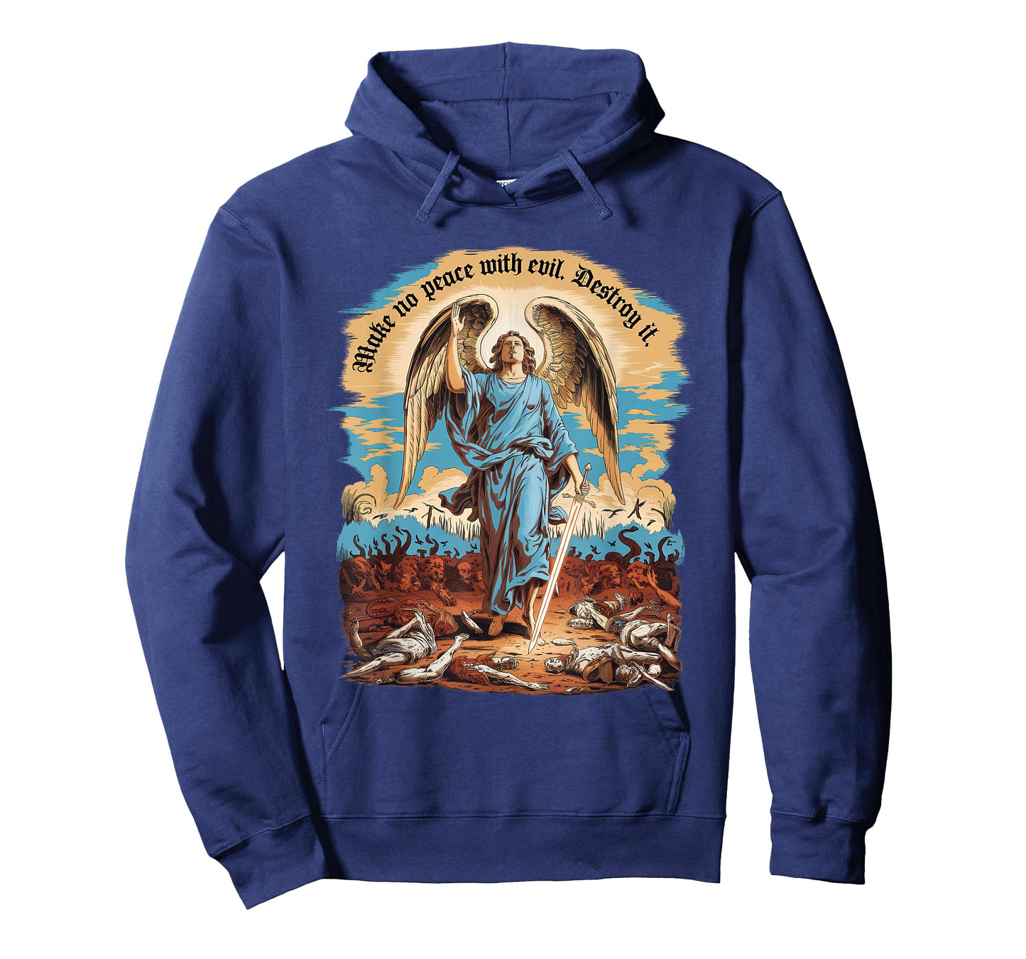 Make No Peace with Evil Tshirt Archangel Michael Jesus God T-Shirt