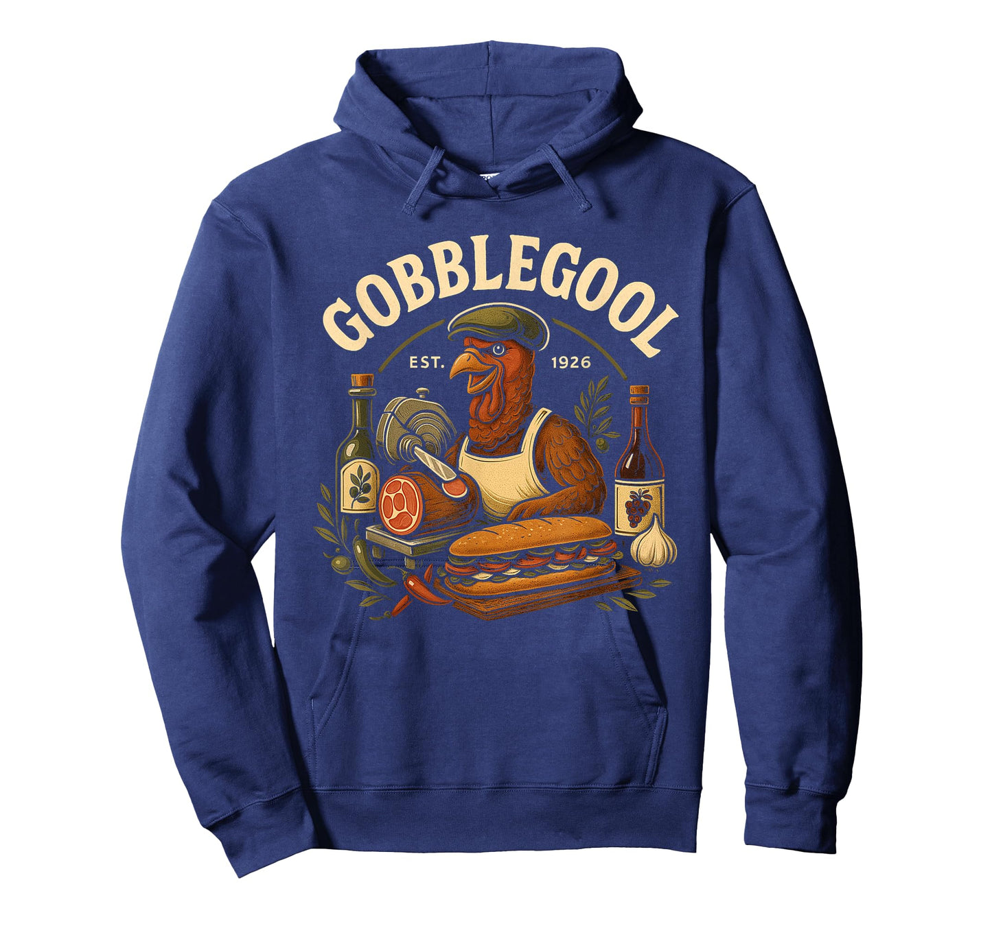 Turkey Gabagool Gobblegool Funny Italian Food T-Shirt