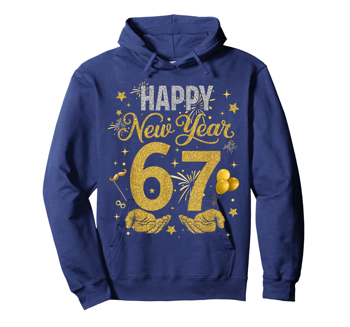 Six Seven 6 7 Meme Funny Happy New Year 67 Men Women Kids T-Shirt