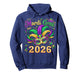 Mardi Gras Mask Parade 2026 New Orleans Men Women Kids T-Shirt