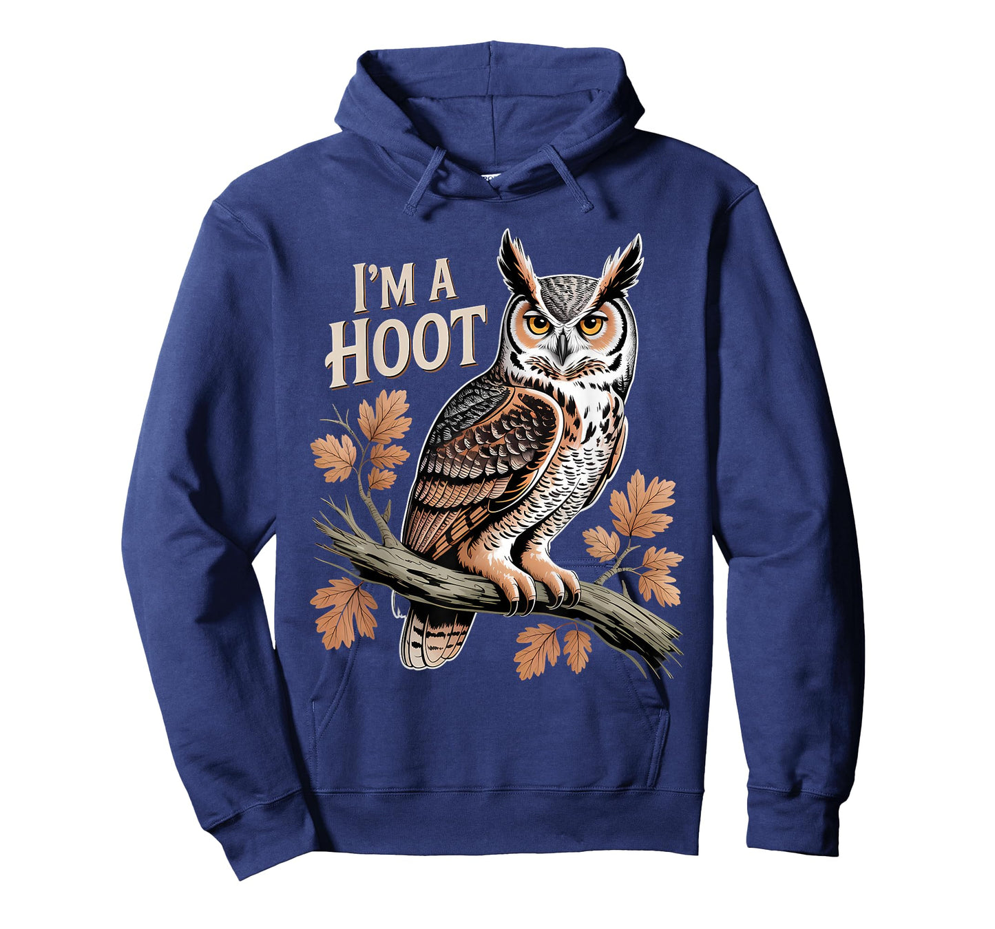 Retro I'm A Hoot Owl Bird Lover Funny Sarcastic Jokes T-Shirt