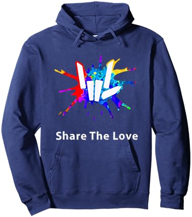 Share The Love for Kids Birthday Gifts Hoodie - Hoodie | Navy