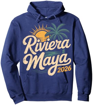 Riviera Maya 2026 Mexico Souvenirs Family Vacation Hoodie - Hoodie | Navy