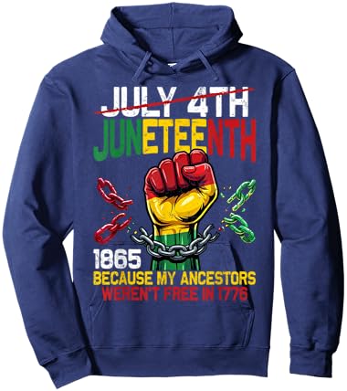 Juneteenth Shirts Black Women Juneteenth African American Hoodie - Hoodie | Navy