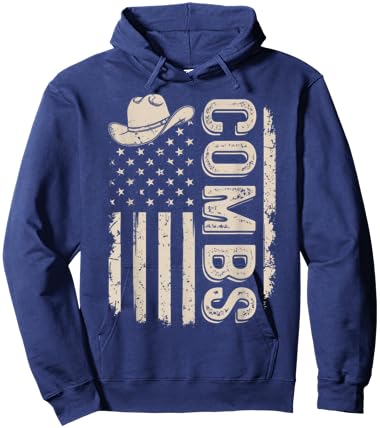 Vintage Combs Name Personalized Combs Family Reunion Hoodie - Hoodie | Navy