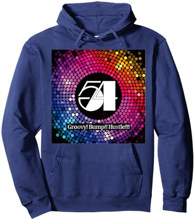 Studio 54_Disco_Groovy_015_Back Printed Hoodie - Hoodie | Navy