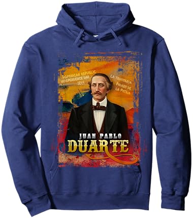Dominican Independence La Trinitaria Juan Pablo Duarte 1844 Hoodie - Hoodie | Navy