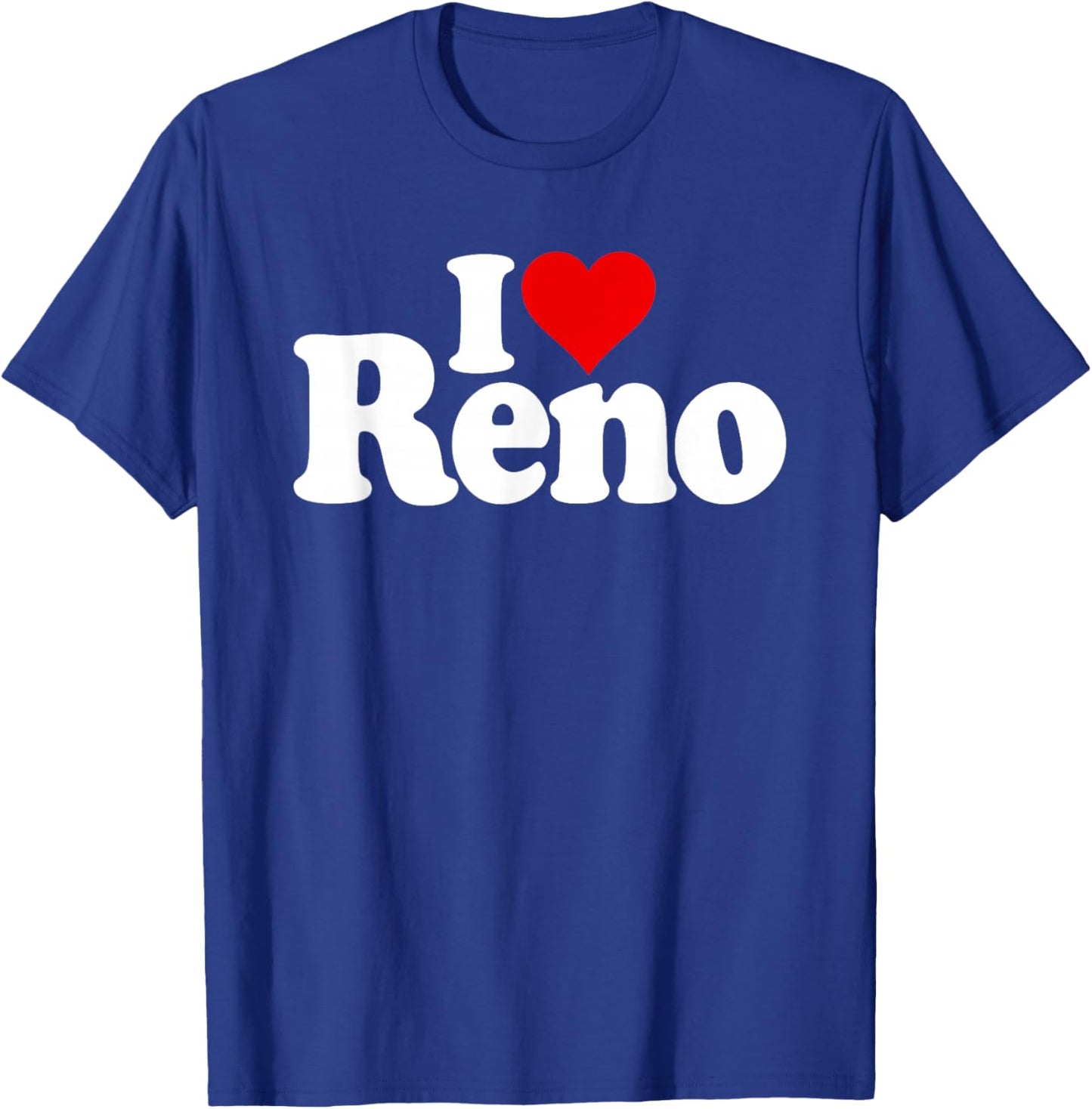 I Love Reno I Heart Tahoe Nevada T-Shirt - T-Shirt | Royal