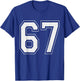 67 Meme Number Six Seven Gen Alpha Slang 6 7 T-Shirt - T-Shirt | Royal