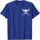 Pirate Skull Crossed Swords Pocket Halloween Men Women Kids T-Shirt - T-Shirt | Royal