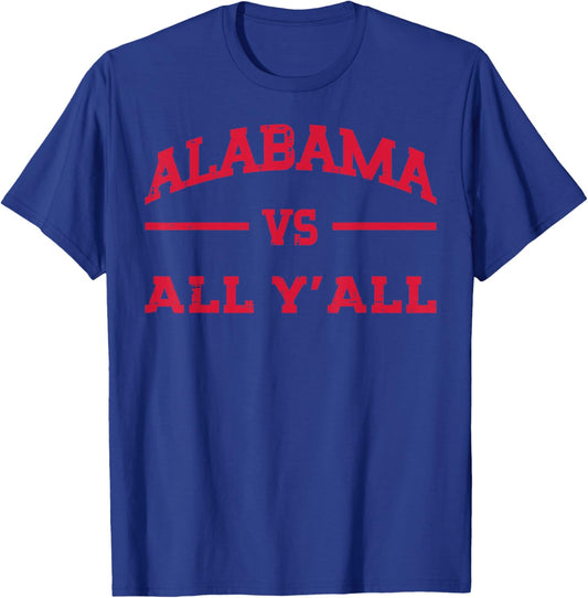 Alabama Women Kids Boys Girls Men Youth Teen T-Shirt - T-Shirt | Royal