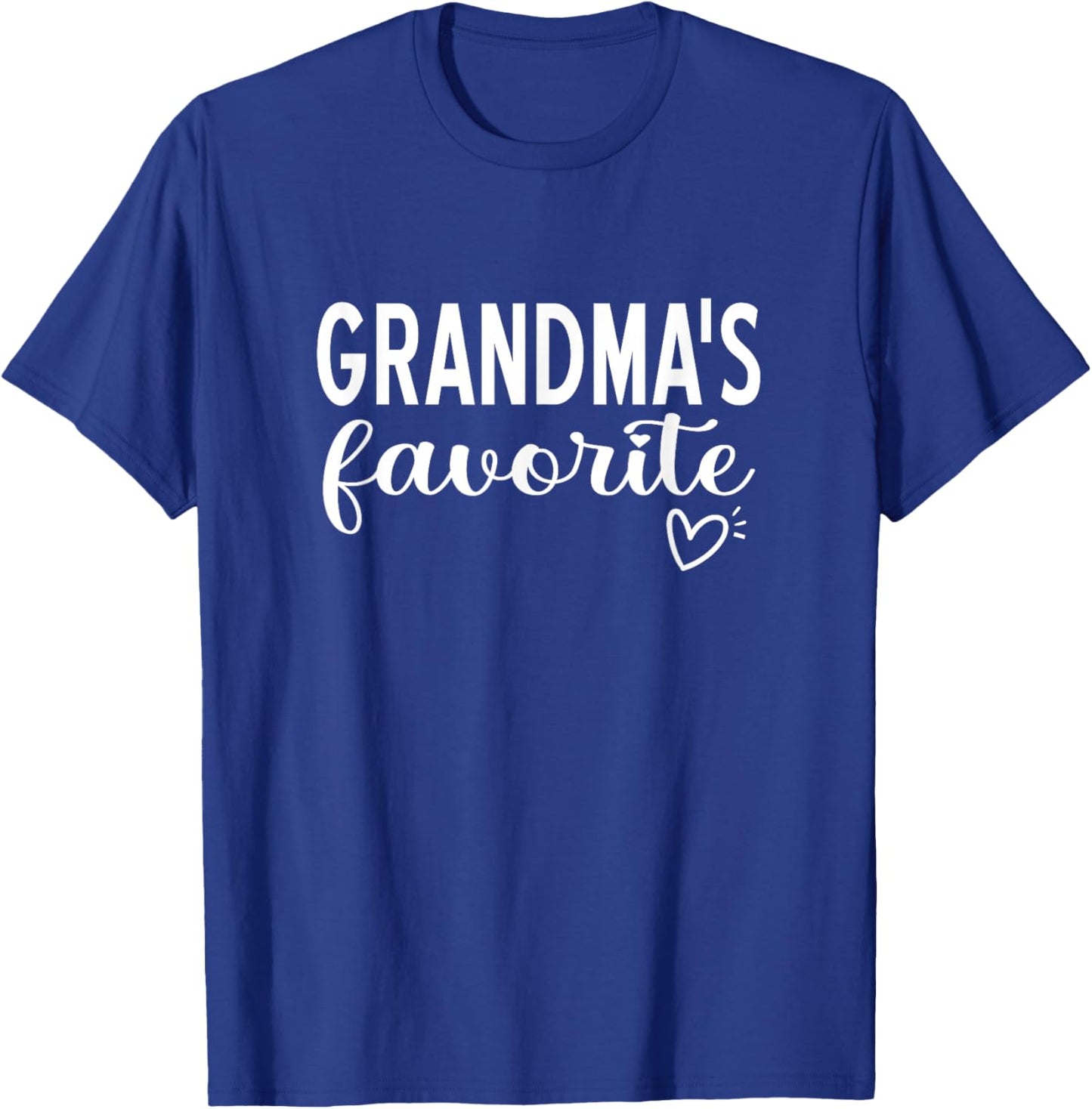 Grandmas Favorite Cute Family Expression for Loving Grandkid T-Shirt - T-Shirt | Royal