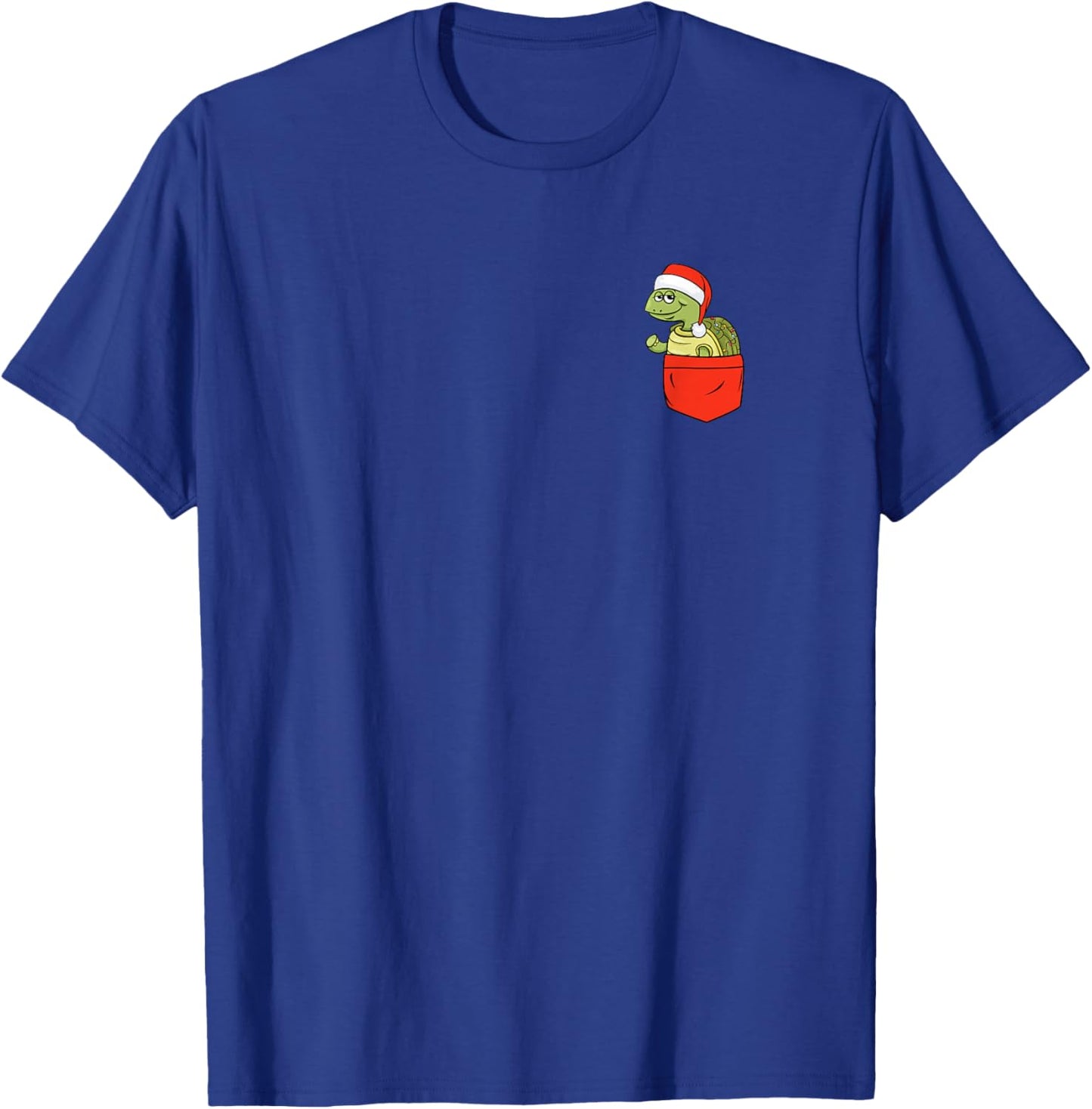 Turtle in A Pocket Tortoise Animal Cute Sea Turtle Christmas T-Shirt - T-Shirt | Royal