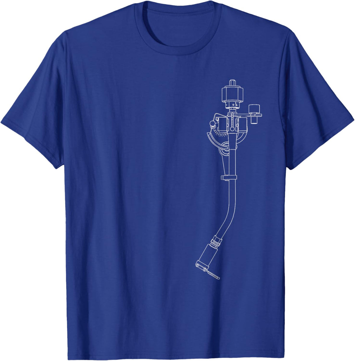DJ Turntable - Technics 1200 T-Shirt - T-Shirt | Royal