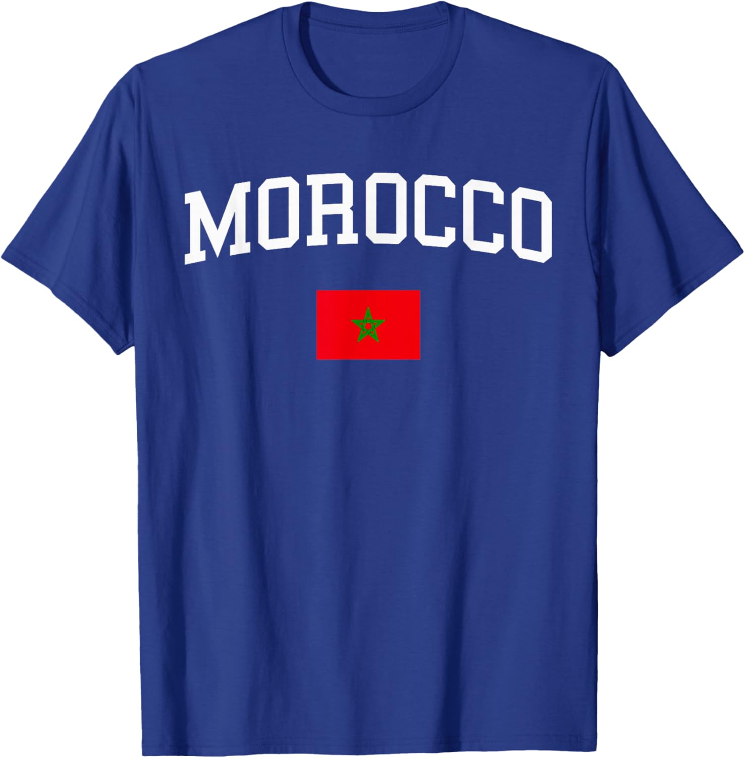 Moroccan Flag Men Women Kids Morocco T-Shirt - T-Shirt | Royal