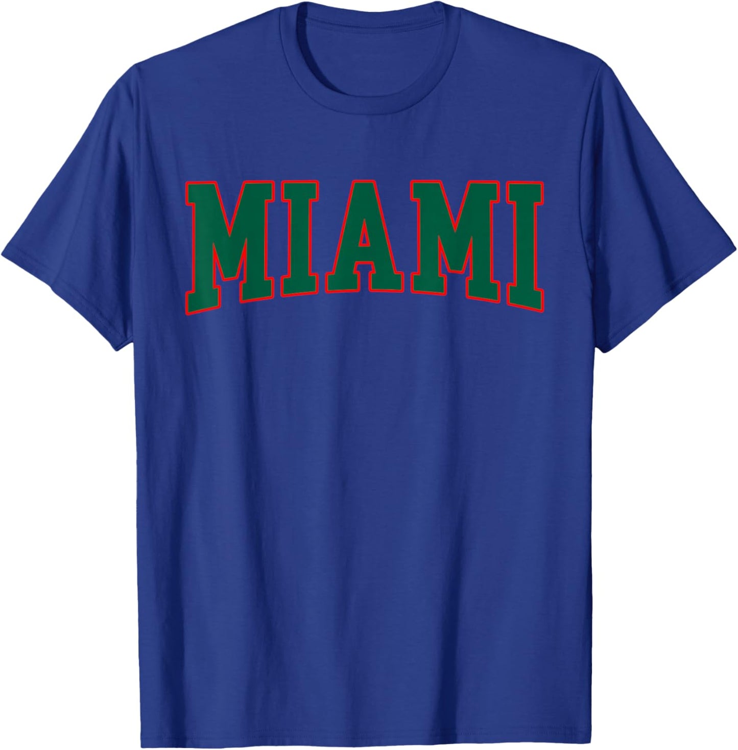 Miami - Throwback Design Print - Classic T-Shirt - T-Shirt | Royal