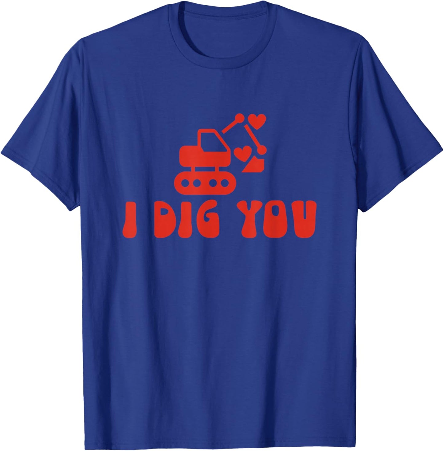 i dig You Kids Valentines Day T-Shirt - T-Shirt | Royal