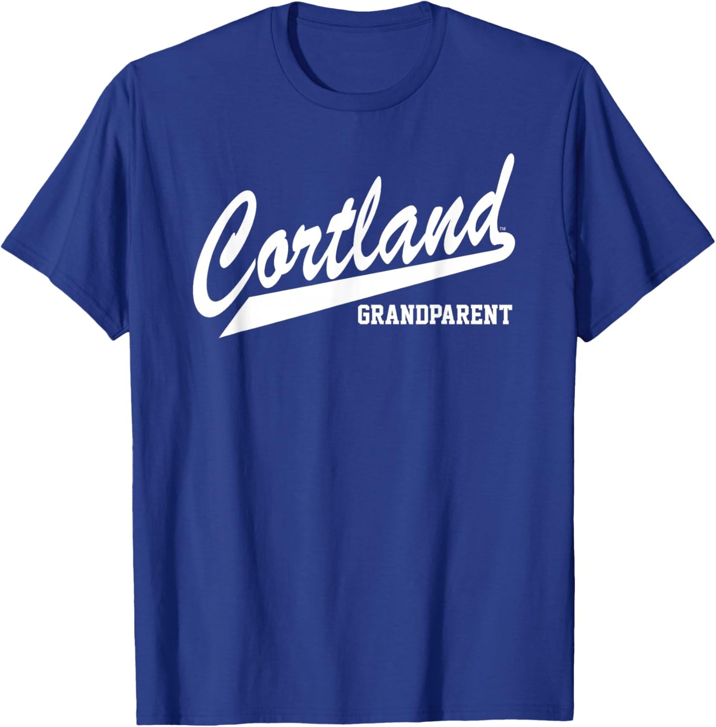 SUNY Cortland Grandparent Red Dragons Script T-Shirt - T-Shirt | Royal