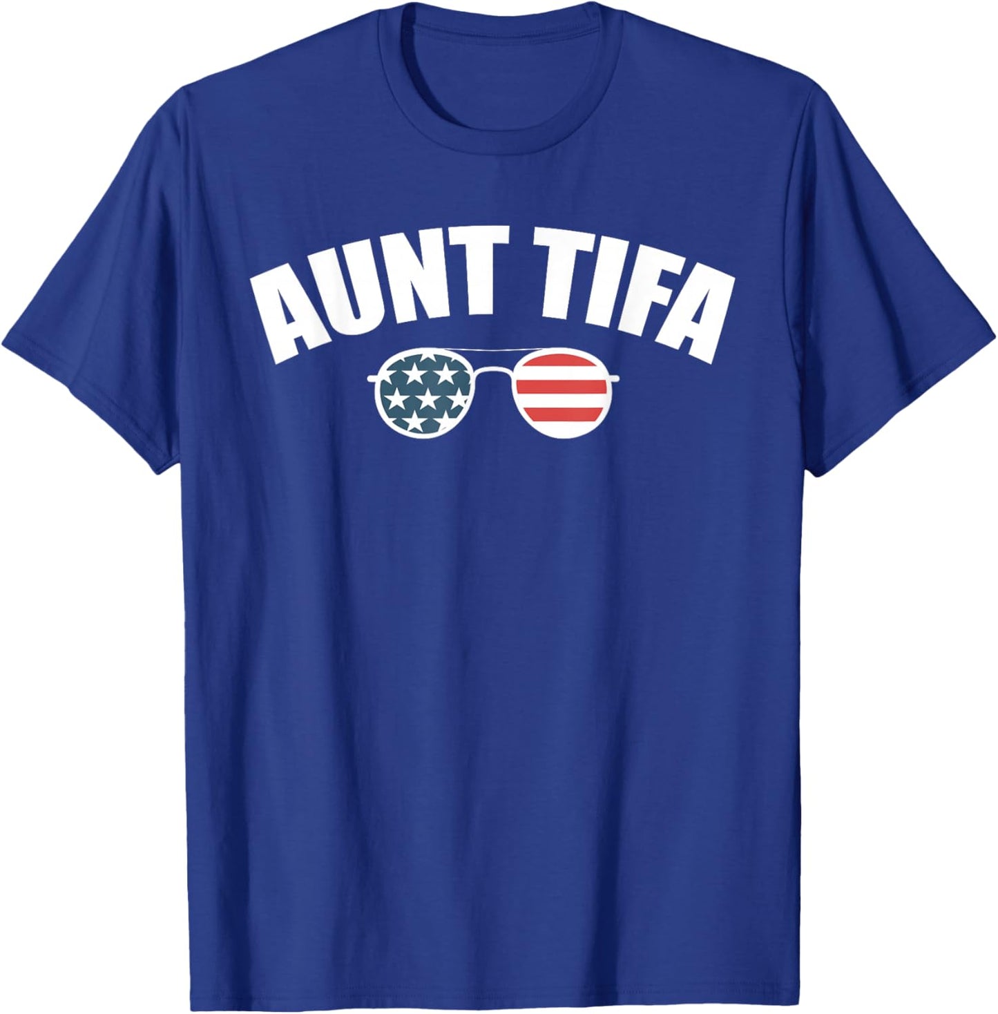 Aunt Tifa Funny Design T-Shirt - T-Shirt | Royal