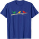 Jamaica Reggae Birds Rasta Colors Nature Souvenir T-Shirt - T-Shirt | Royal