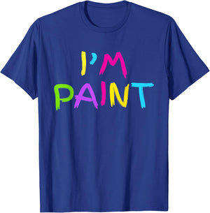 I Heart Love to Finger Paint I'm Paint Cute Couple Valentine T-Shirt - T-Shirt | Royal
