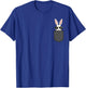 Easter Bunny Sunglasses Pocket Cool Rabbit Men Women Kids T-Shirt - T-Shirt | Royal