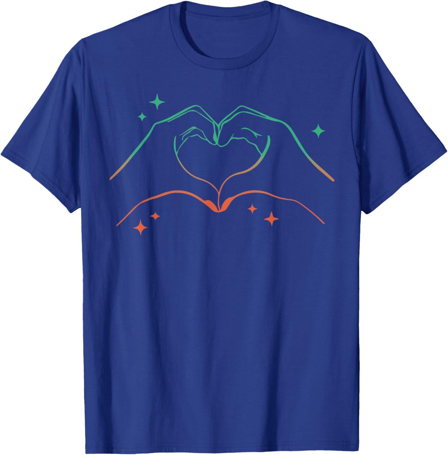 Heart Hands Taylor First Name Girl Vintage 70's 80's T-Shirt - T-Shirt | Royal