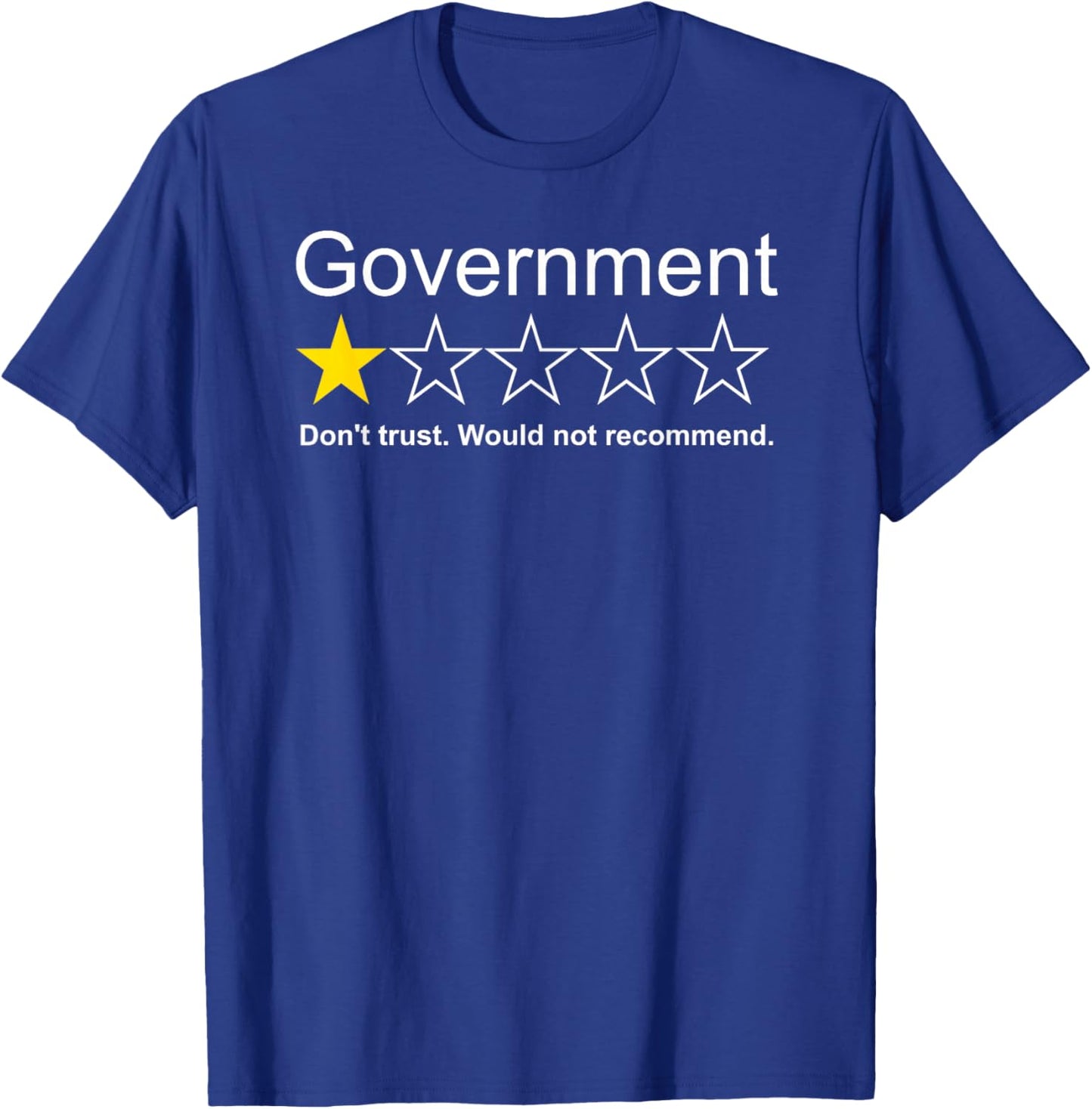 Government 1 Star T-Shirt - T-Shirt | Royal