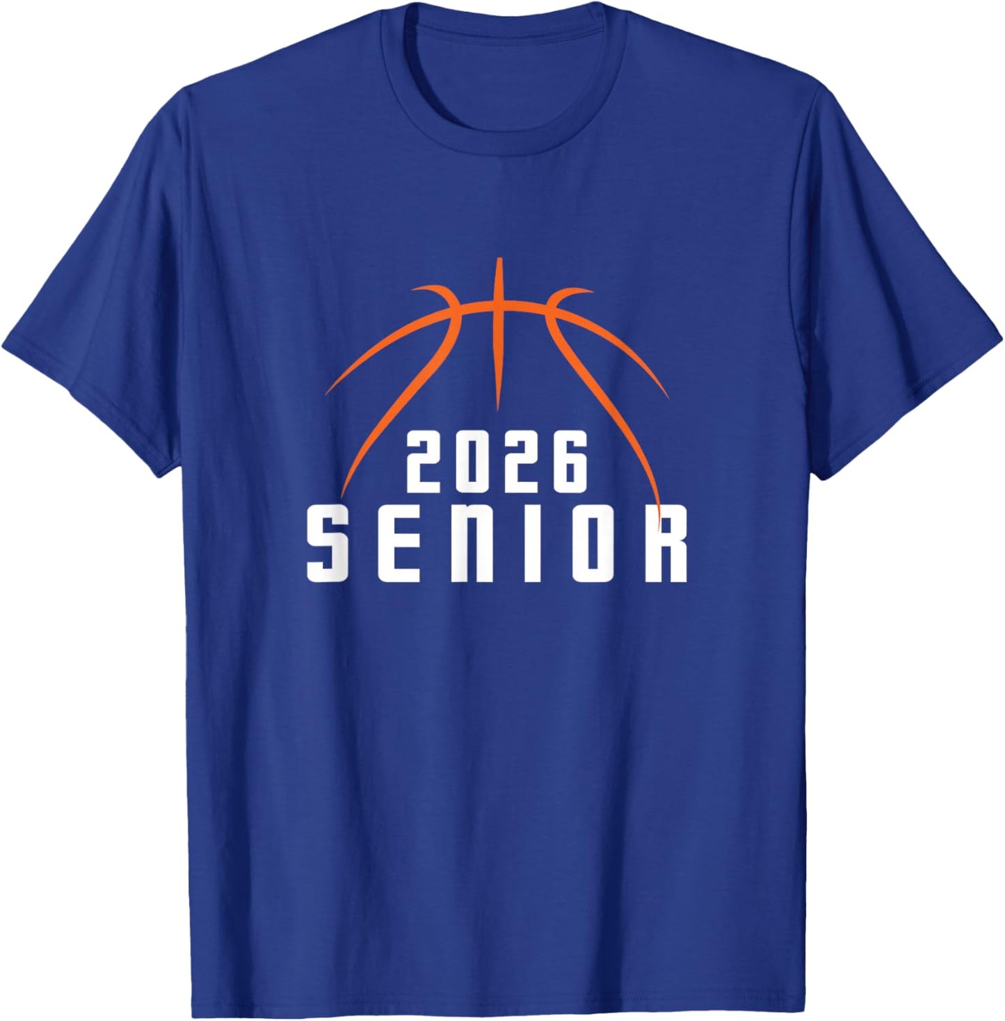 Graduate Senior Class of 2026 Basketball Player Graduation T-Shirt - T-Shirt | Royal