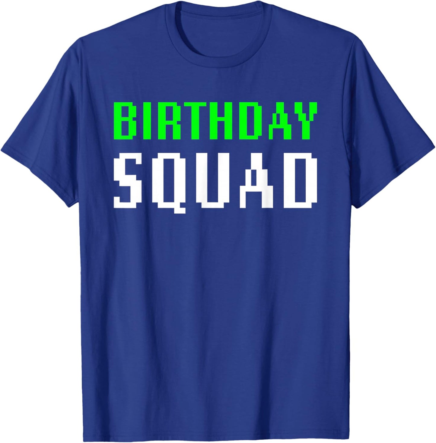 Birthday Squad Video Game Teen Boys Gaming Sleepover Party T-Shirt - T-Shirt | Royal