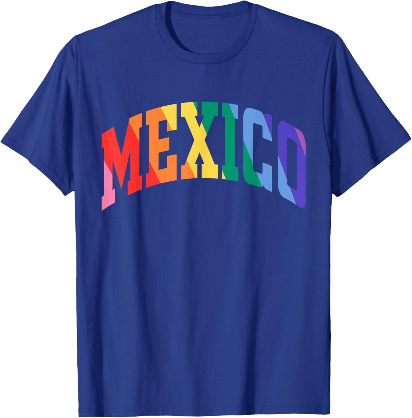 Gay Pride Mexico LGBTQ Lesbian Ally LGBTQ Rainbow Mexican T-Shirt - T-Shirt | Royal