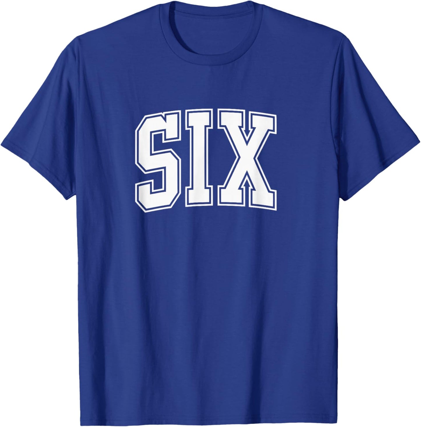 Six Seven Halloween Costume Matching 67 Meme Six (On Back) T-Shirt - T-Shirt | Royal