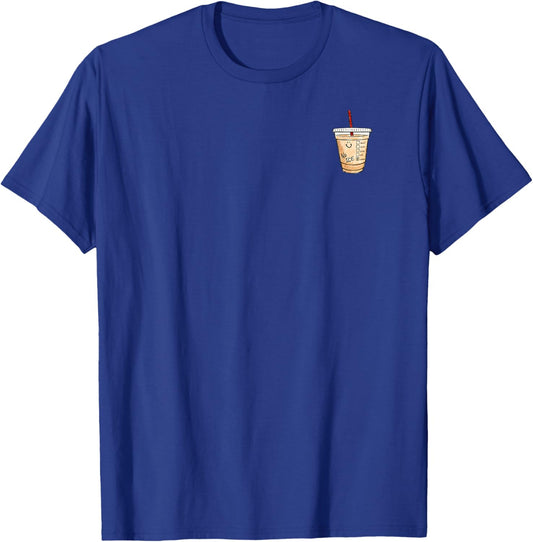 No ICE Coffee Lovers Quiet Protest | Social Justice Support T-Shirt - T-Shirt | Royal