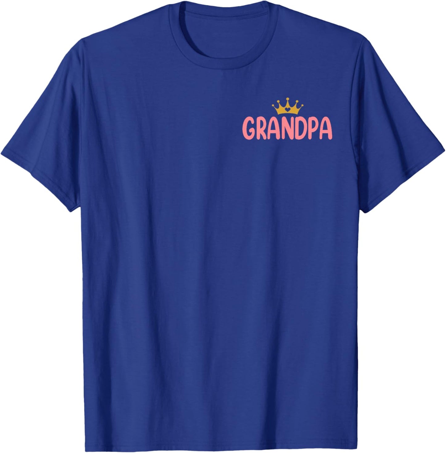 Grandpa of The Birthday for Girl- 1st Birthday Princess Girl T-Shirt - T-Shirt | Royal