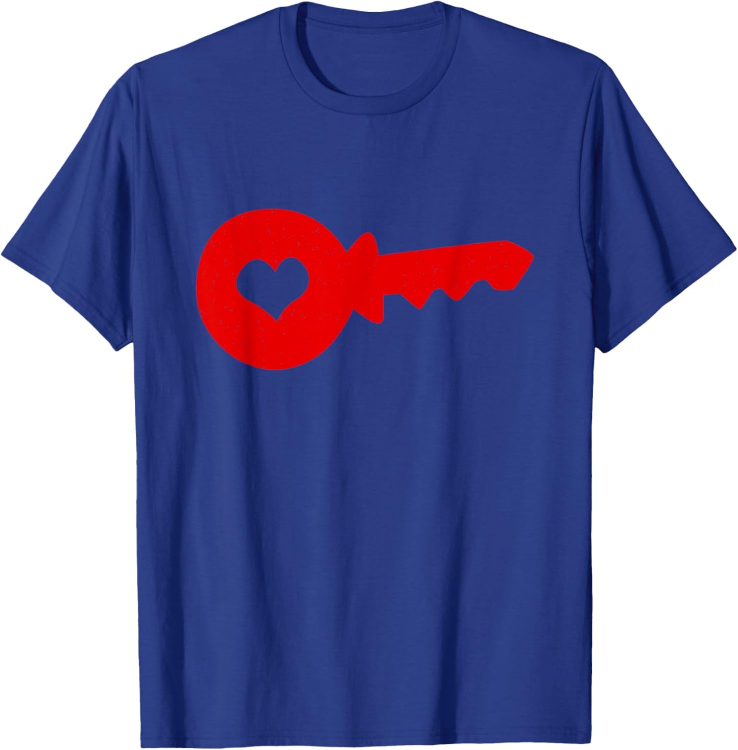 Valentines Day Love Key Couple Matching Design T-Shirt - T-Shirt | Royal