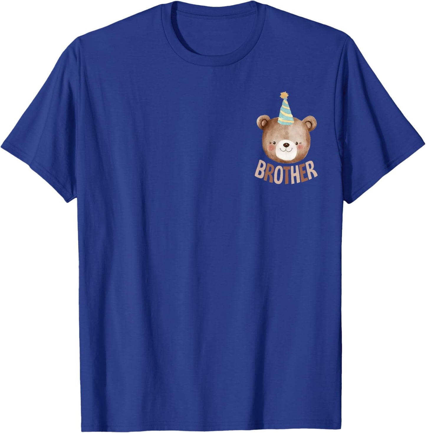 Brother Teddy Bear 1st Birthday Boy Girl Family Matching T-Shirt - T-Shirt | Royal