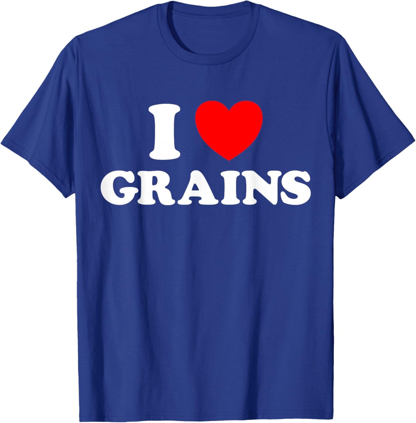 Grain Love Funny Cute Farm Food Diet Grass Seed Eat Wild Fan T-Shirt - T-Shirt | Royal