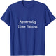 Apparently I Like Fishing Funny Toddler Kids Childs T-Shirt - T-Shirt | Royal