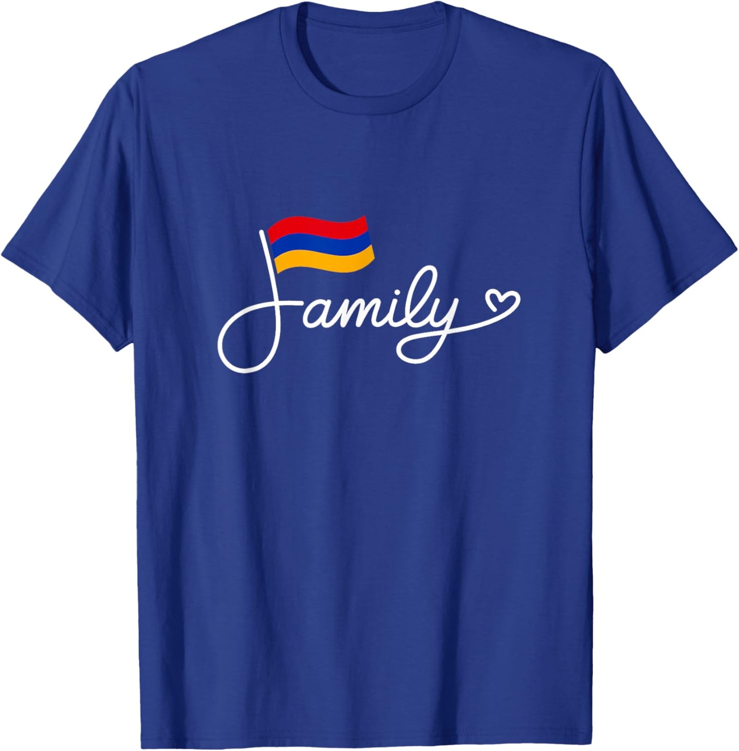 Armenia Family - Armenian Flag Heritage Word Art T-Shirt - T-Shirt | Royal