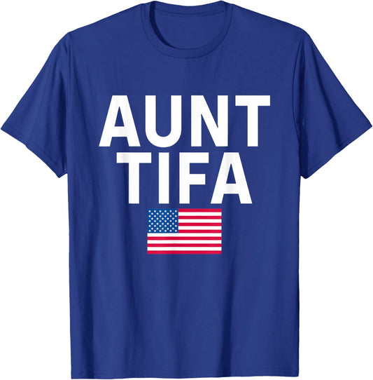 Aunt Tifa T-Shirt - T-Shirt | Royal