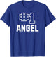 Number One Angel Kind Heart Appreciation T-Shirt - T-Shirt | Royal