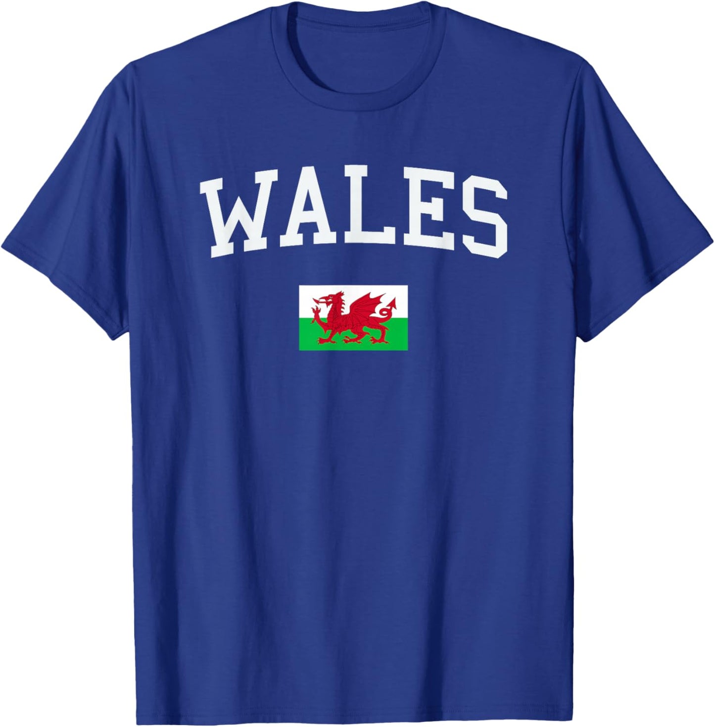 Welsh Flag Men Women Kids Wales T-Shirt - T-Shirt | Royal