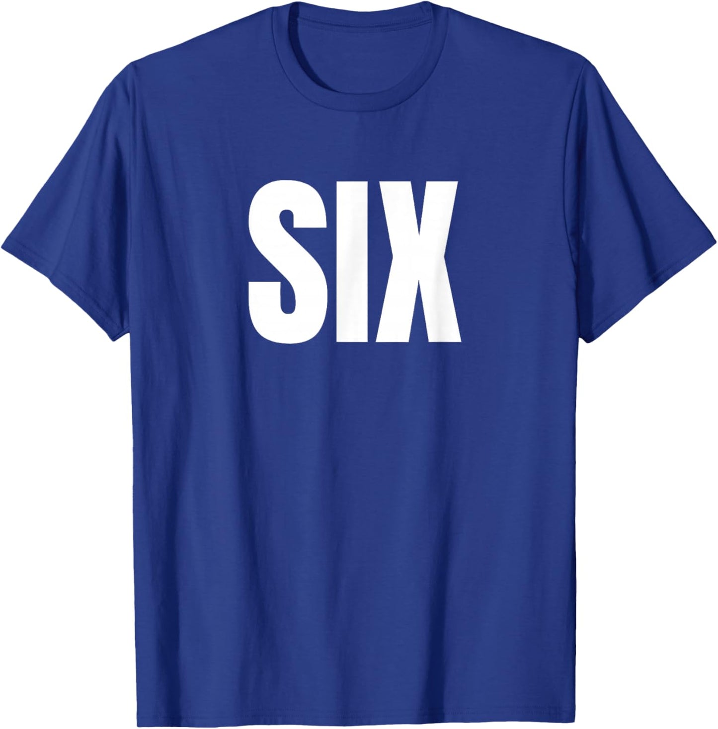 Funny Six 67 Six Seven Meme Costume Matching Group T-Shirt - T-Shirt | Royal