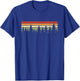 Trees Landscape Vintage Forest T-Shirt - T-Shirt | Royal