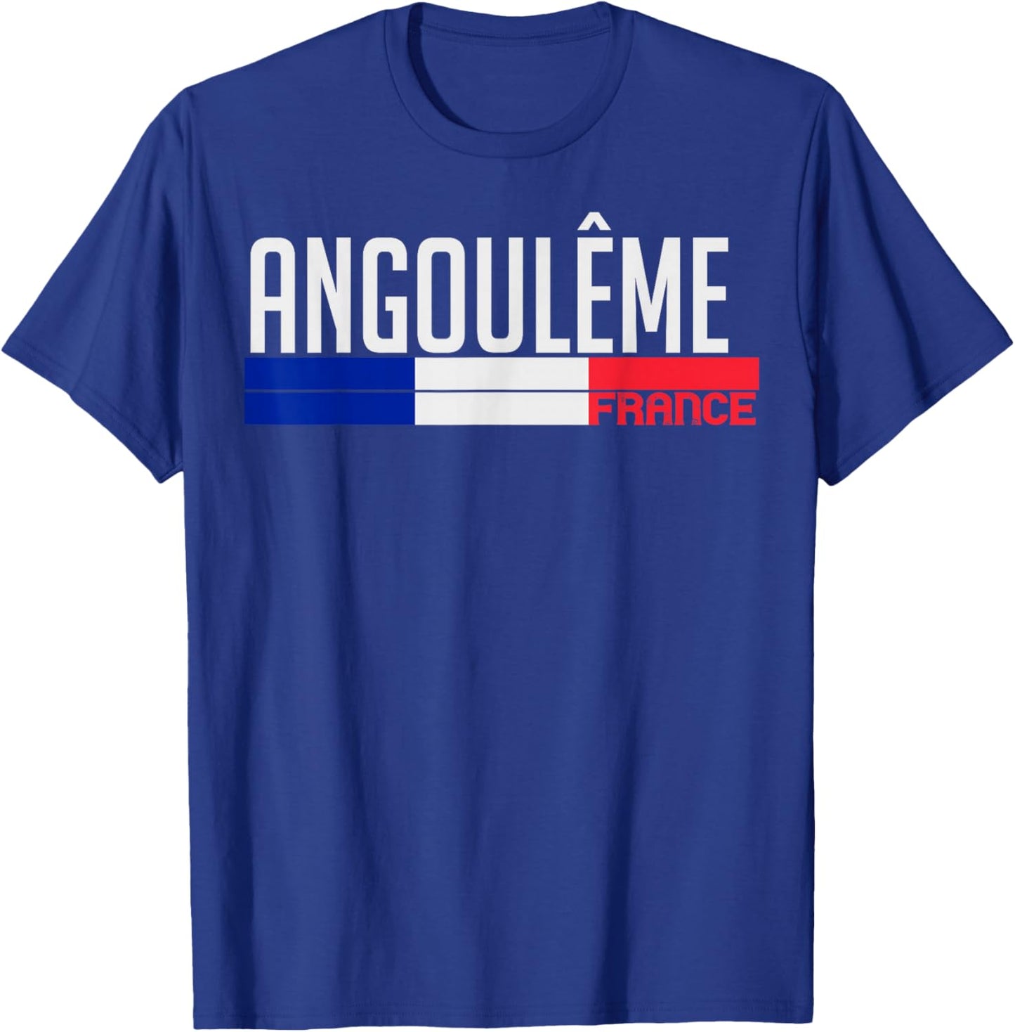 Angoulême France Flag Design French City Pride T-Shirt - T-Shirt | Royal