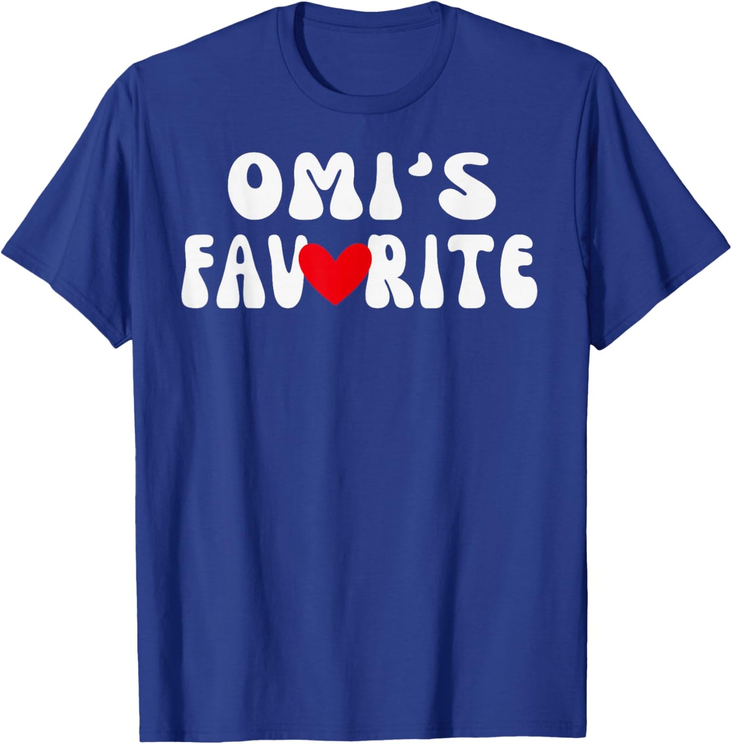 OMI’S Favorite Funny Grandparent Grandchild Vintage Humor T-Shirt - T-Shirt | Royal