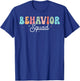 RBT Therapist Behavior Squad ABA Therapy Autism Team T-Shirt - T-Shirt | Royal