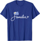 Uruguay Familia - Uruguayan Flag Family Heritage Word Art T-Shirt - T-Shirt | Royal