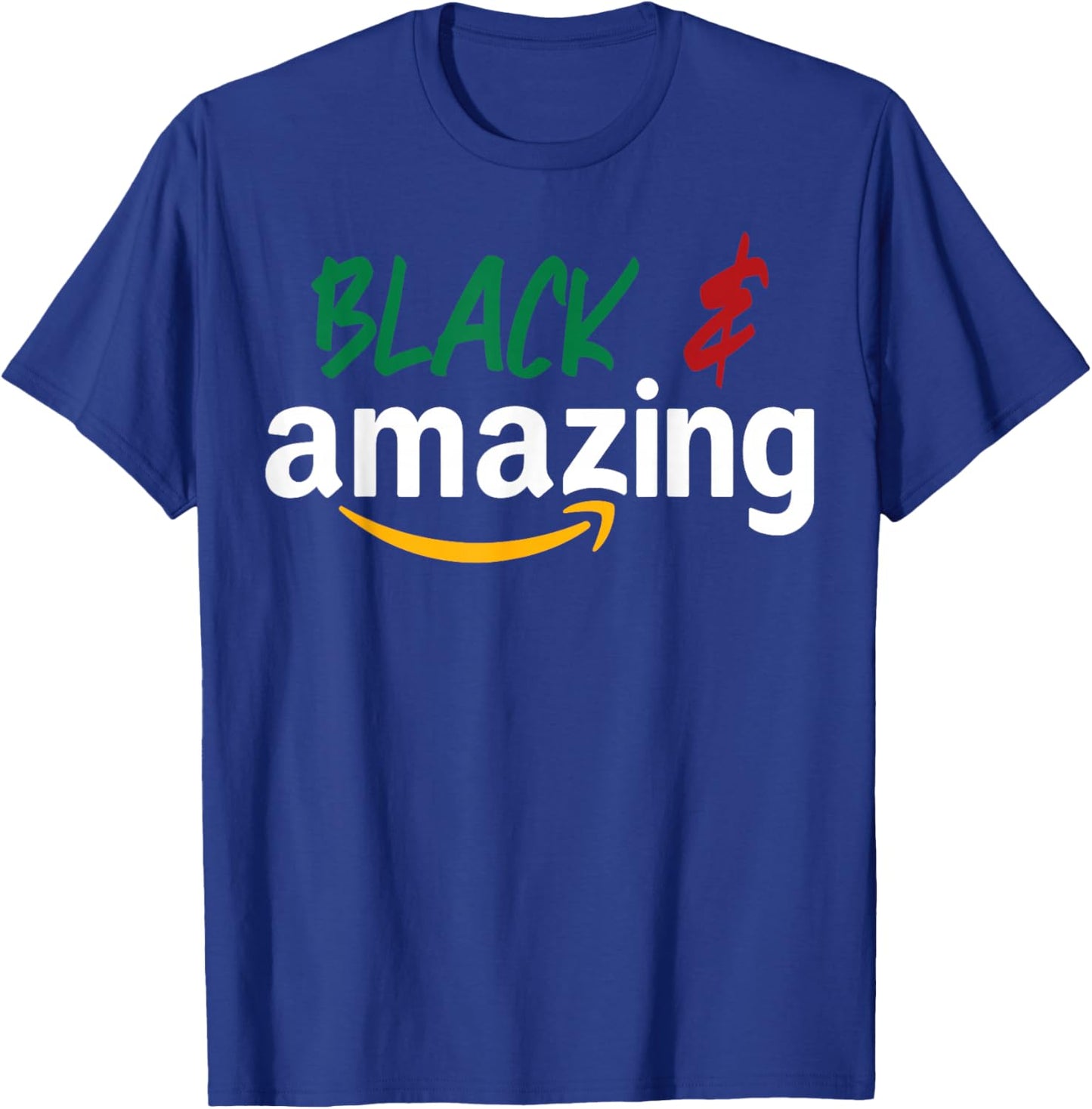 Black and Amazing Melanin Black History Month T-Shirt - T-Shirt | Royal