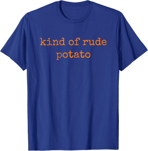 Sweet Potato and Kind of Rude Potato Cute Couples - Pair 2 T-Shirt - T-Shirt | Royal